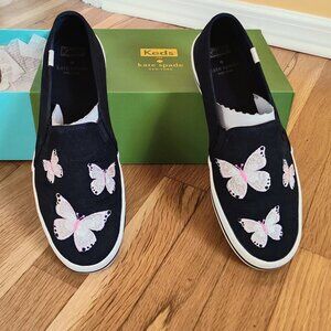 Kate Spade Keds Addition Butterfly Sneakers Size 9.5
